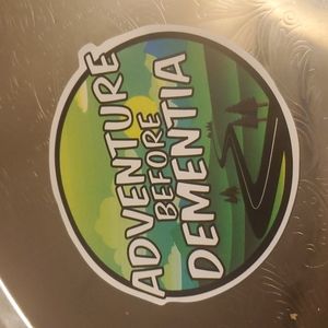 Adventure Before Dementia Sticker